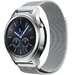 Curea ceas Smartwatch Samsung Galaxy Watch 46mm, Samsung Watch Gear S3, Silver Milanese Loop, iUni 2